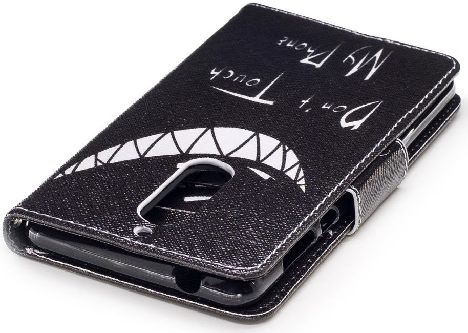 Nokia 5 Portemonnee Flip Hoesje Print Don't Touch My Phone afbeelding 7