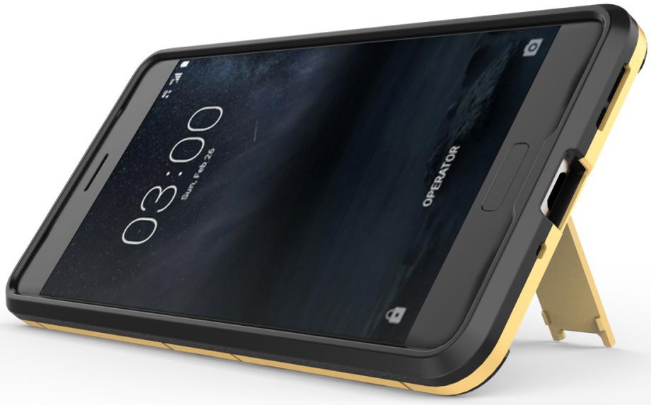 Hybride Nokia 5 Hoesje Goud afbeelding 4