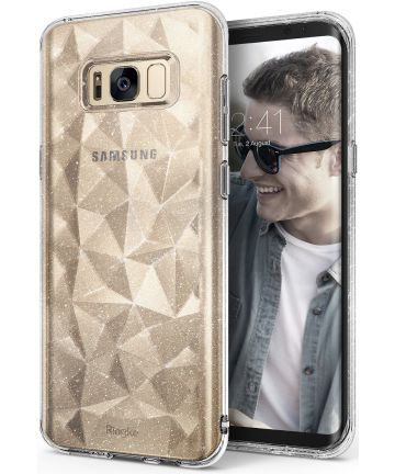 Ringke Air Prism Samsung Galaxy S8 Hoesje Transparant Glitter Hoesjes