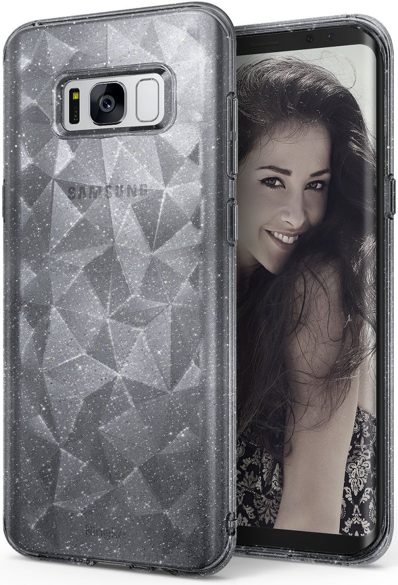 Ringke Air Prism Samsung Galaxy S8 Hoesje Grijs Glitter afbeelding 1