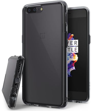 Ringke Fusion OnePlus 5 Hoesje Doorzichtig Smoke Black Hoesjes