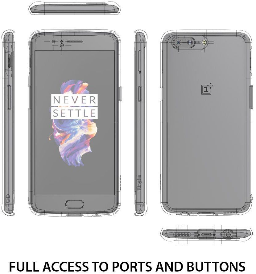 Ringke Fusion OnePlus 5 Hoesje Doorzichtig Crystal View afbeelding 7