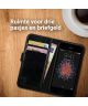 Rosso Element Apple iPhone 5/5S/SE Hoesje Book Cover Zwart