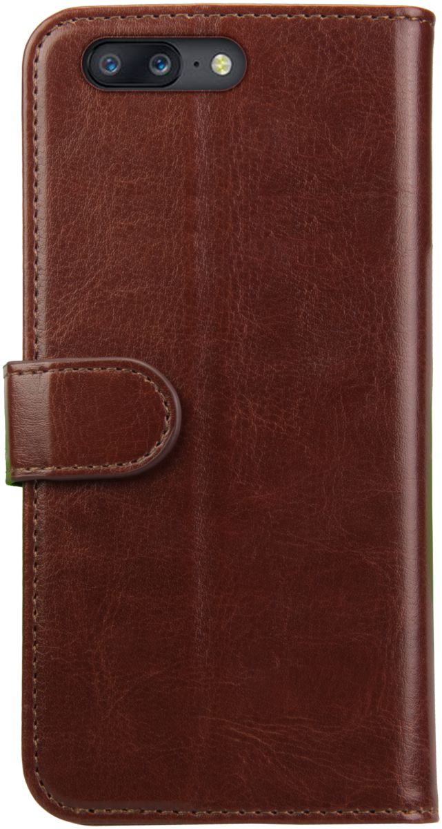 Rosso Element OnePlus 5 Hoesje Book Cover Bruin afbeelding 4