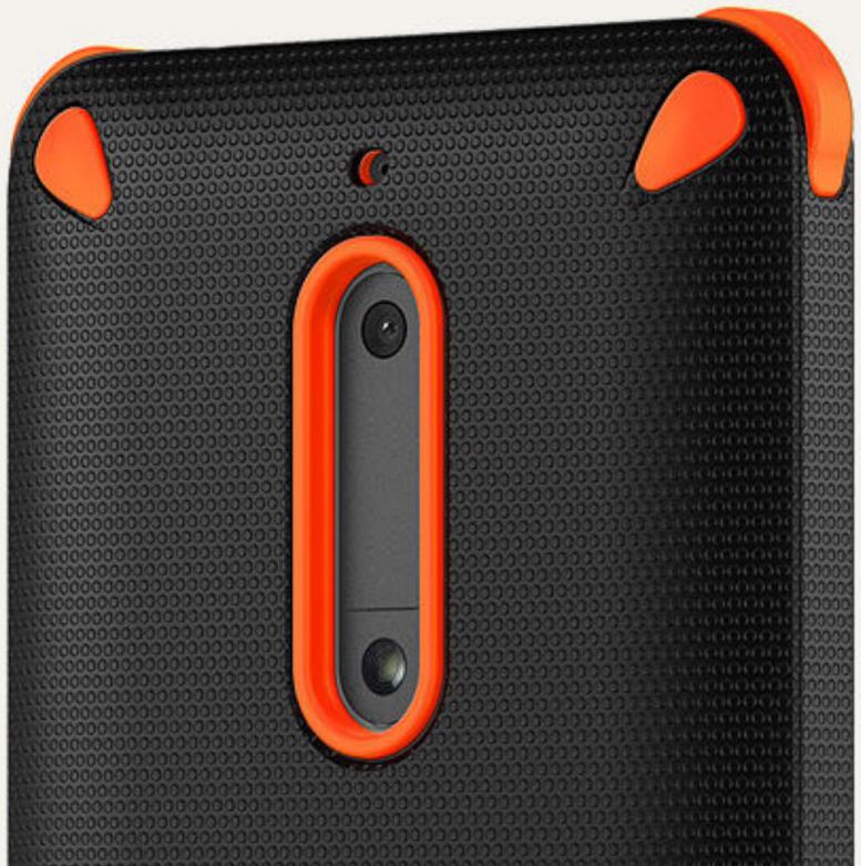 Nokia CC-501 Rugged Impact Case Nokia 6 orange black afbeelding 2