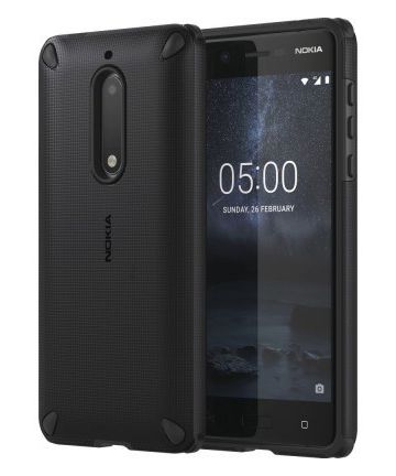 Nokia CC-502 Rugged Impact Case Nokia 5 pitch black Hoesjes