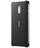 Nokia CC-802 Carbon Fibre Case Nokia 6 Zwart