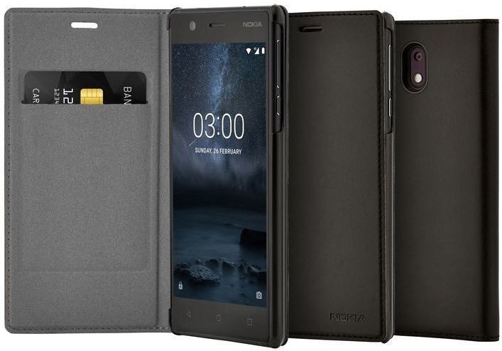 Nokia CP-303 Flip Case Nokia 3 Zwart afbeelding 3