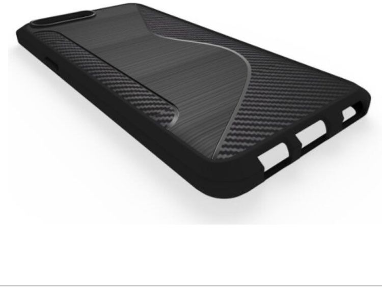 OnePlus 5 Carbon TPU Hoesje Zwart afbeelding 2