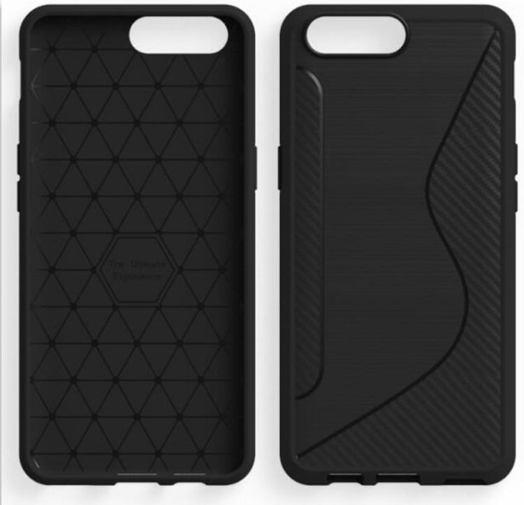 OnePlus 5 Carbon TPU Hoesje Zwart afbeelding 5
