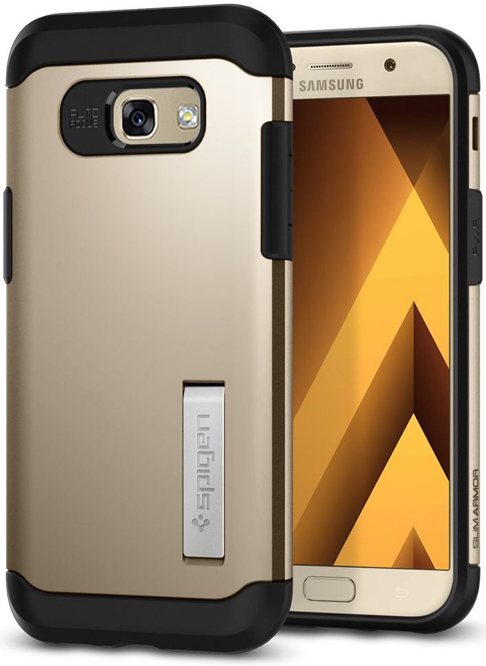 Spigen Slim Armor Samsung Galaxy A5 (2017) Goud afbeelding 1