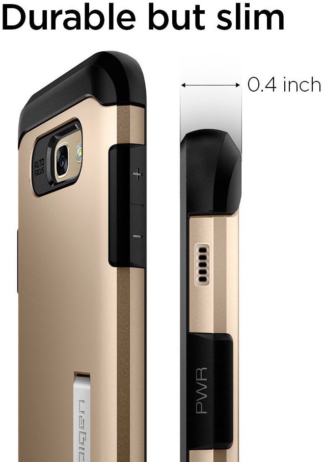 Spigen Slim Armor Samsung Galaxy A5 (2017) Goud afbeelding 3