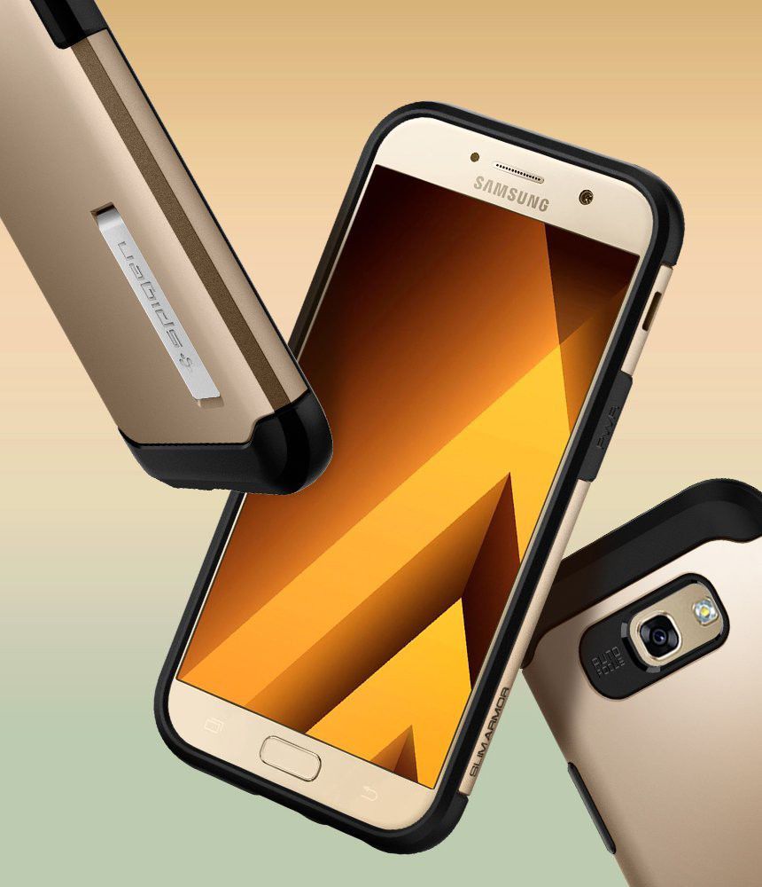 Spigen Slim Armor Samsung Galaxy A5 (2017) Goud afbeelding 5