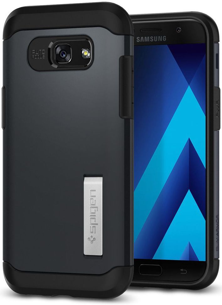 Spigen Slim Armor Samsung Galaxy A5 (2017) Grijs afbeelding 1