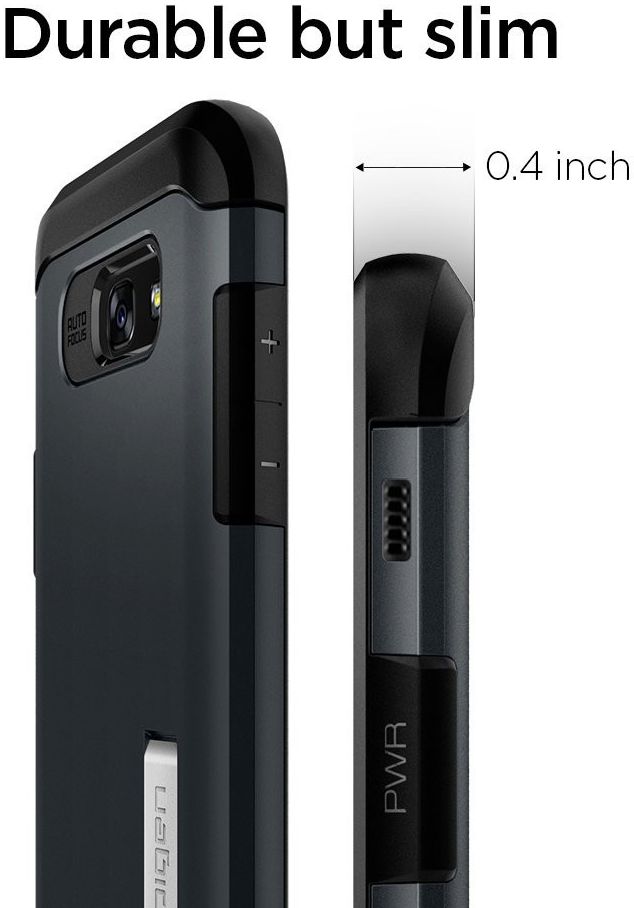 Spigen Slim Armor Samsung Galaxy A5 (2017) Grijs afbeelding 4