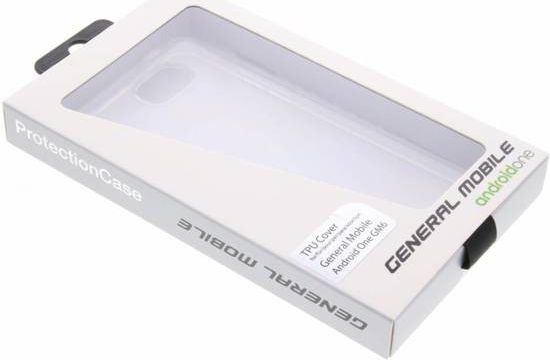 Originele General Mobile GM6 TPU Hoesje Transparant afbeelding 3