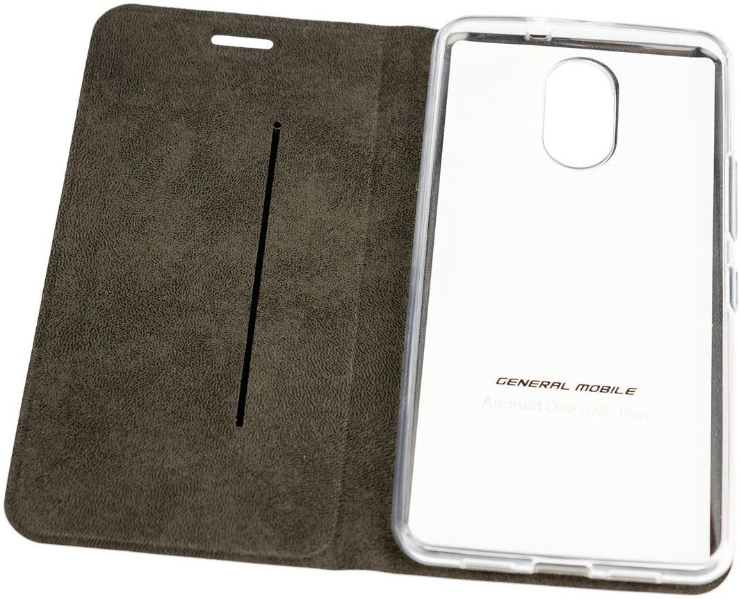 General Mobile GM5 Plus Origineel Flip Hoesje Wit afbeelding 2