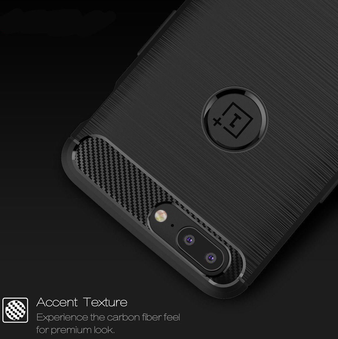 OnePlus 5 Hoesje Geborsteld TPU Grijs afbeelding 6