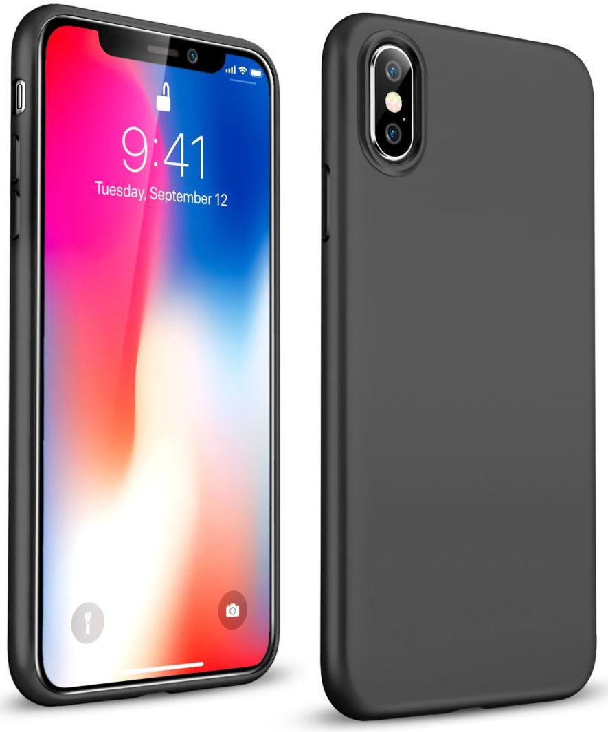 Apple iPhone X Zwart Hoesje afbeelding 1