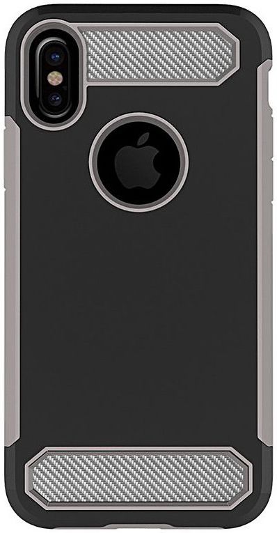 Apple iPhone X Armor Case Zwart afbeelding 2