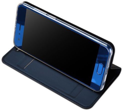 Dux Ducis Premium Book Case Honor 9 Hoesje met Kaarthouder Blauw afbeelding 4