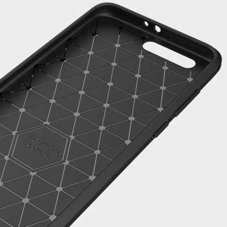 Honor 9 Geborsteld TPU Hoesje Zwart afbeelding 7