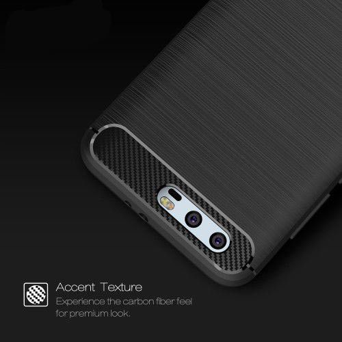 Honor 9 Geborsteld TPU Hoesje Zwart afbeelding 9
