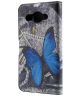 Huawei Y3 (2017) Blauwe Vlinder Hoesje