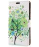 Huawei Y3 (2017) Green Flowers Tree Hoesje