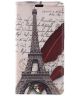 Huawei Y3 (2017) Eiffeltoren Met Veer Hoesje