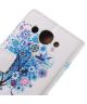 Huawei Y3 (2017) Blauwe Bloemen Hoesje