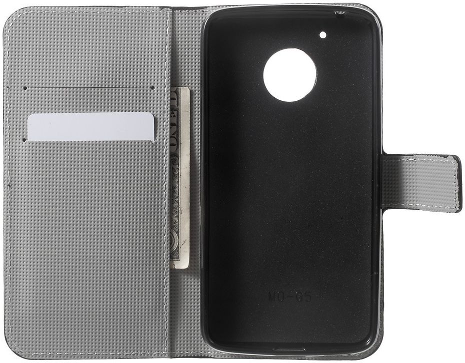 Motorola Moto G5 Portemonnee Hoesje Amerikaanse Vlag afbeelding 4