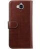Rosso Element Huawei Y5 (2017) Hoesje Book Cover Bruin
