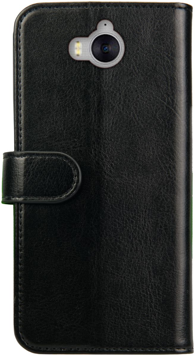 Rosso Element Huawei Y6 (2017) Hoesje Book Cover Zwart afbeelding 4