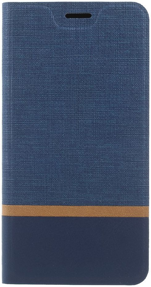 Samsung Galaxy J5 (2017) Linnen Portemonnee Hoesje Blauw afbeelding 1