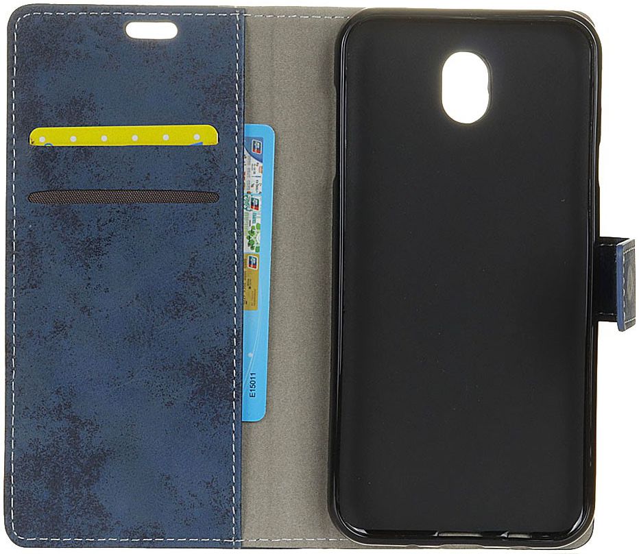 Samsung Galaxy J5 (2017) Retro Portemonnee Hoesje Blauw afbeelding 2