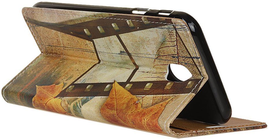 Samsung Galaxy J5 (2017) Portemonnee Print Hoesje Eiffeltoren Herfst afbeelding 3