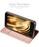 Dux Ducis HTC U11 Bookcase Hoesje Roze Goud