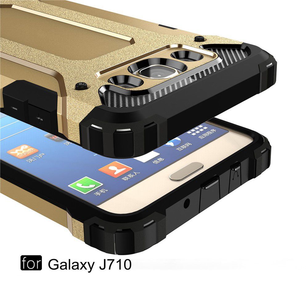 Samsung Galaxy J7 (2016) Hybride Hoesje Zwart afbeelding 5