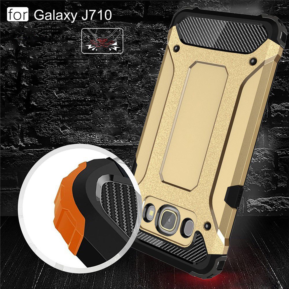 Samsung Galaxy J7 (2016) Hybride Hoesje Blauw afbeelding 3