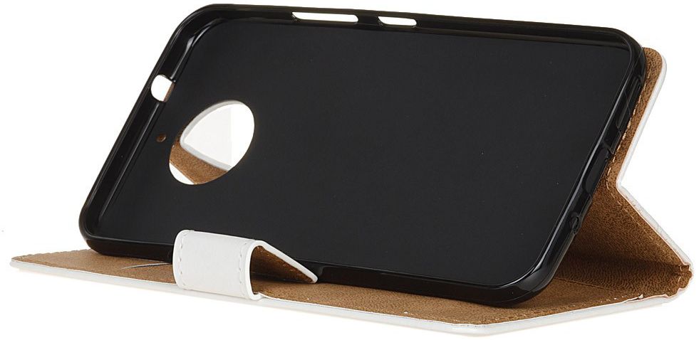 Motorola Moto E4 Plus Portemonnee Flip Hoesje Print Kat afbeelding 6