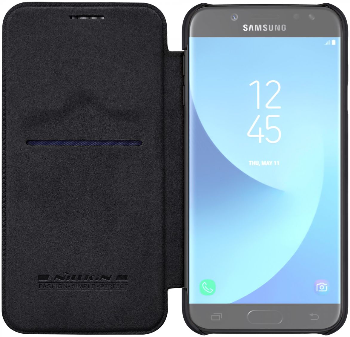 Nillkin Qin Book Case Samsung Galaxy J5 (2017) Zwart afbeelding 2