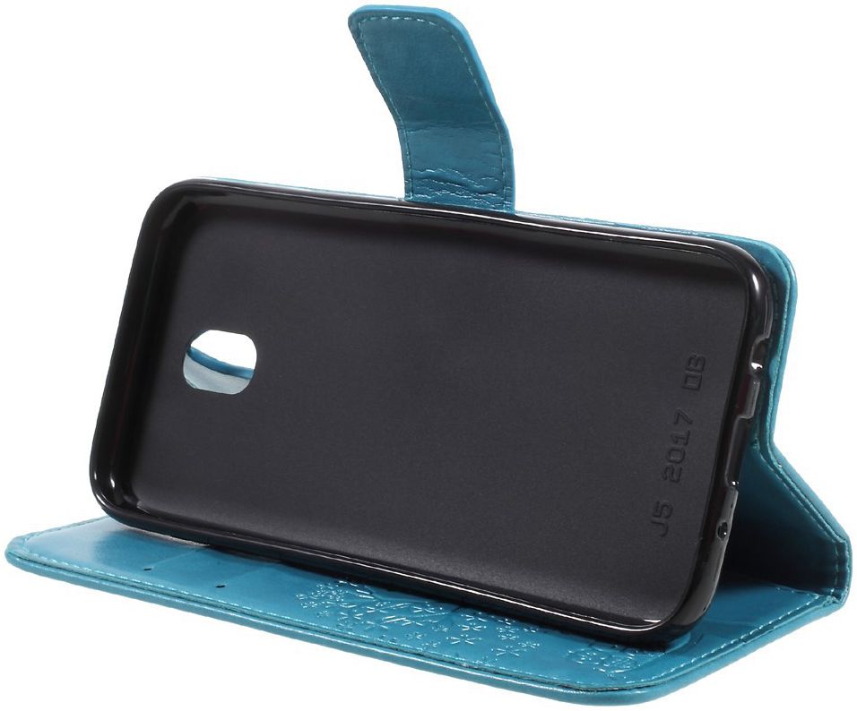 Samsung Galaxy J5 (2017) Portemonnee Boom Hoesje Blauw afbeelding 6