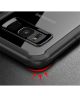 Ipaky Hybrid Back Case voor uw Samsung Galaxy S8 Plus Zwart