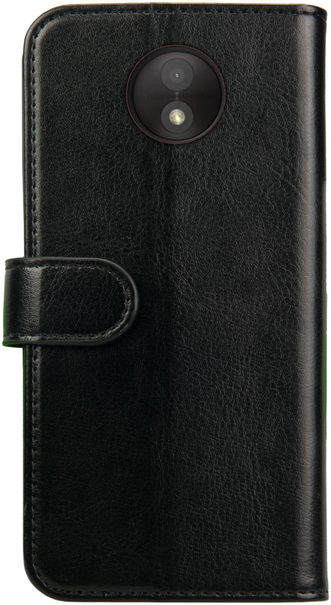 Rosso Element Motorola Moto C Plus Hoesje Book Cover Zwart afbeelding 2