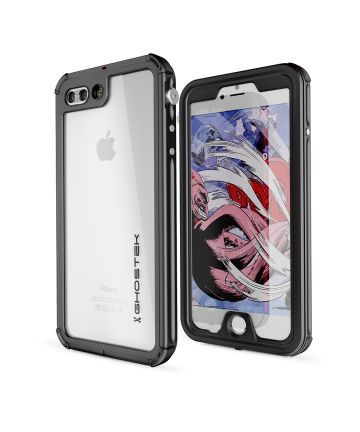 Ghostek Atomic 3 Waterbestendig Aluminium Hoesje iPhone 7 Plus Zwart Hoesjes
