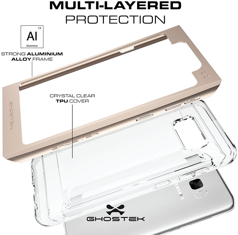 Ghostek Cloak 2 Hybride Hoesje Samsung Galaxy S8 Plus Zwart afbeelding 4