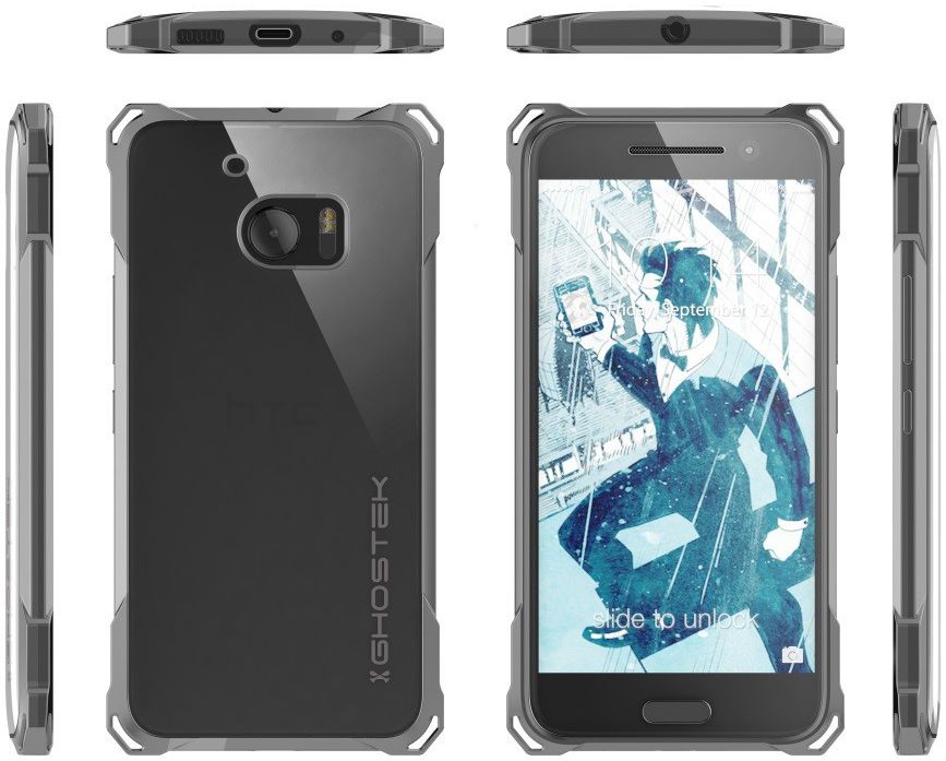 Ghostek Covert Transparant Hoesje HTC 10 Grijs afbeelding 1