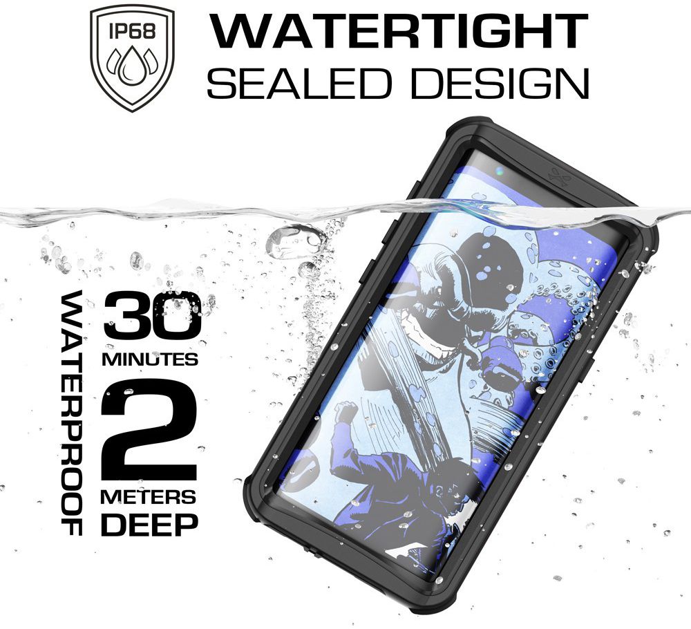 Ghostek Nautical Waterbestendig Hoesje Samsung Galaxy S8 Plus Zwart afbeelding 2