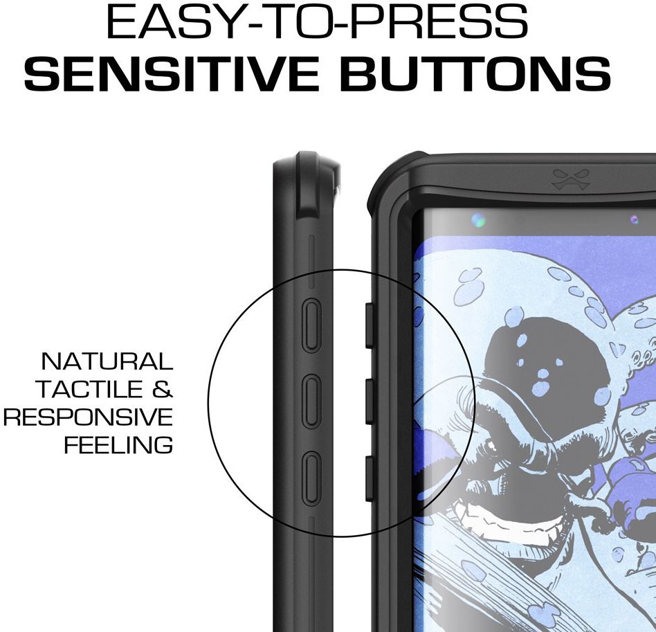 Ghostek Nautical Waterbestendig Hoesje Samsung Galaxy S8 Plus Zwart afbeelding 7